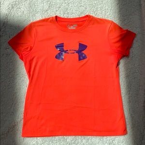 Girls Under Armour Logo Solid T-Shirt